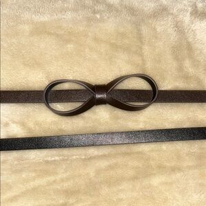 2 Kate Spade = Dark Brown Bow and Black Belt